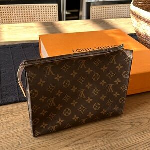 AUTHENTIC Louis Vuitton makeup / toiletry pouch